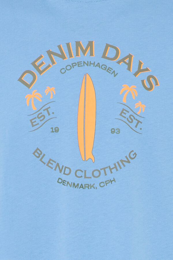 Blend PLUS Camiseta manga corta talla grande azul