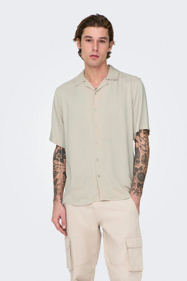 Only & Sons Short-sleeved shirt grey
