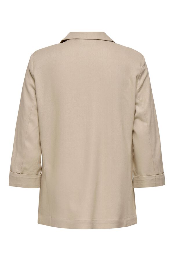 Only Linen open blazer gris