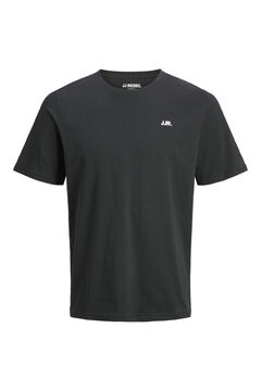 Springfield Regular fit cotton t-shirt black