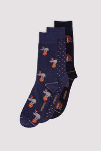 Springfield Pack of 3 circus cotton socks
