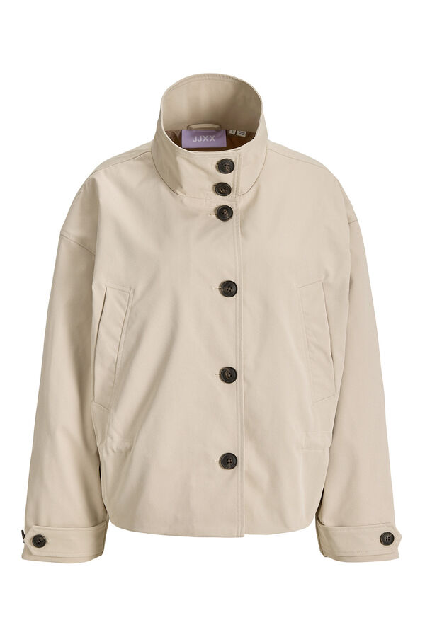 Jack & Jones Chaqueta corta tejido plano regular gris