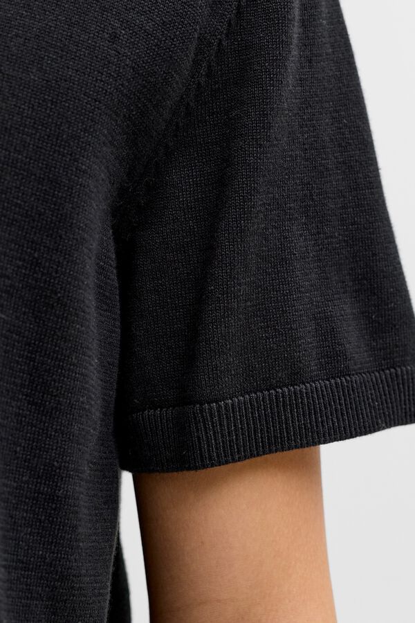 Jack & Jones Cotton regular fit jersey polo shirt black