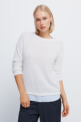 Springfield Combined chenille jumper brown