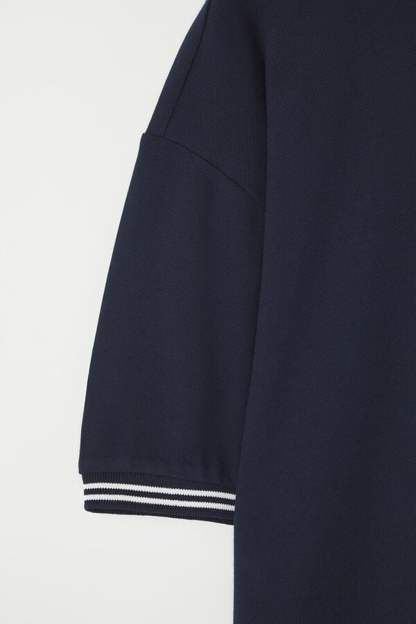Trendyol Camiseta oversize manga corta azul