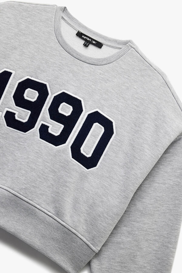 Koton Sudadera crop gris