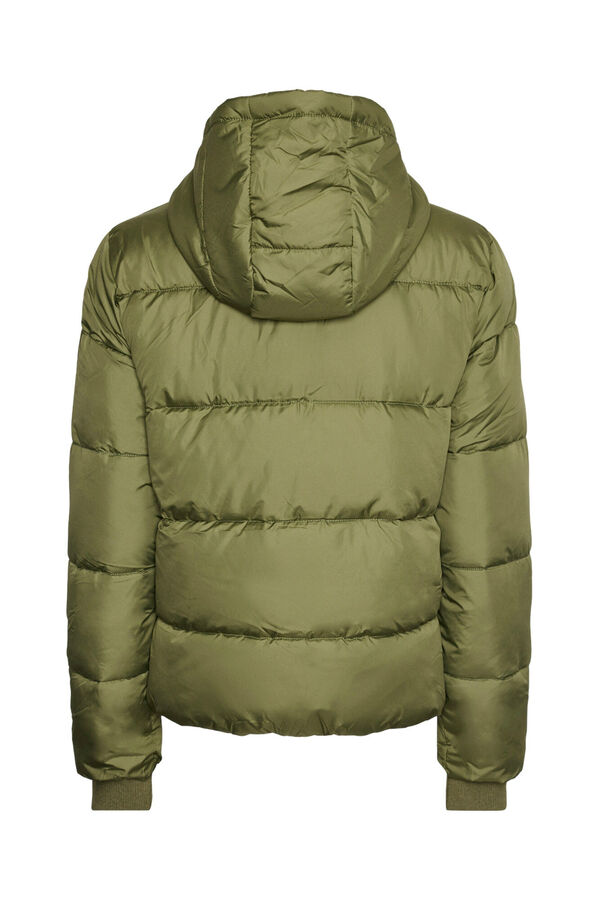 Pieces Abrigo corto acolchado verde