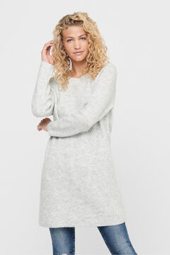 Only Vestido corto de punto acanalado