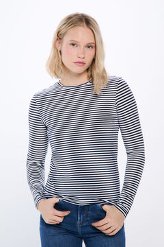 Springfield Strukirana prugasta majica sa lureksom