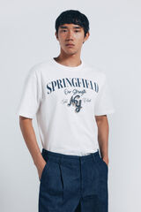 Springfield Springfield NY logo T-shirt beige
