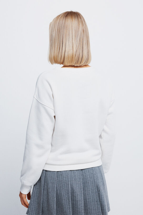 Springfield "Bonjour mon amour" sweatshirt brown