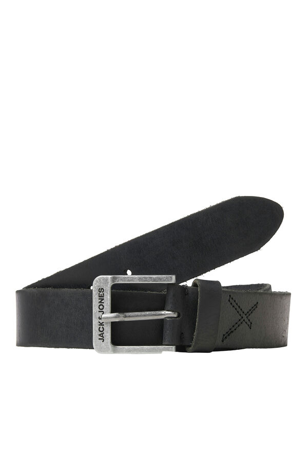 Jack & Jones Essential leather belt black
