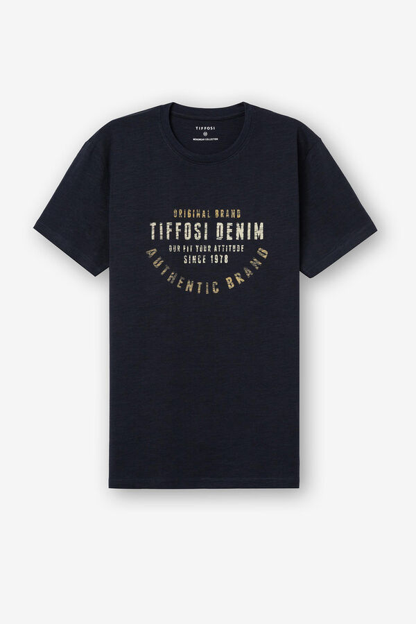 Springfield T-shirt com Estampado marinho