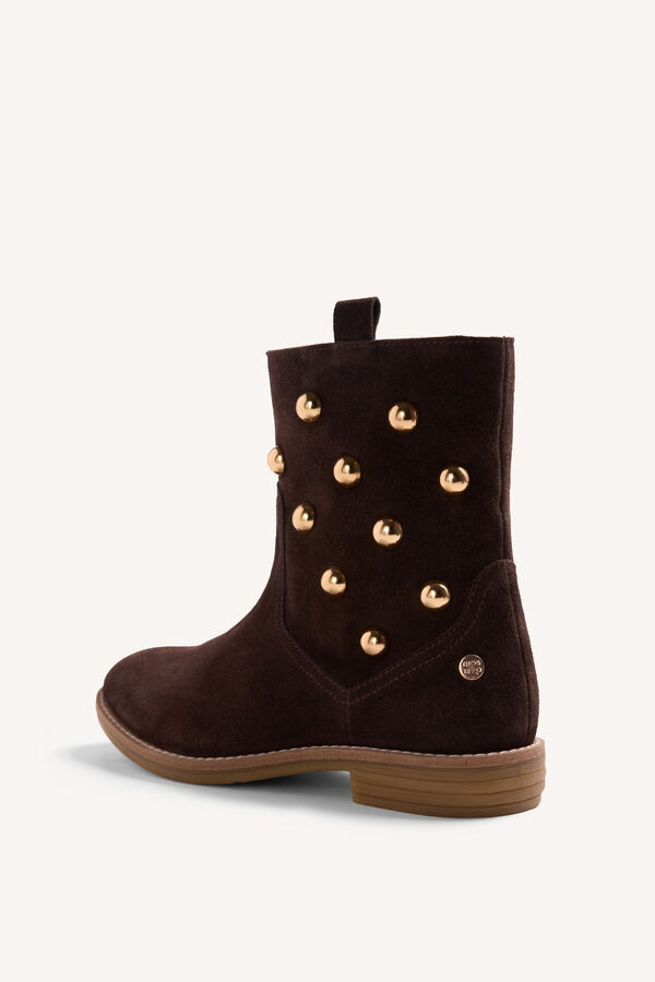 Gioseppo Leather ankle boots nude