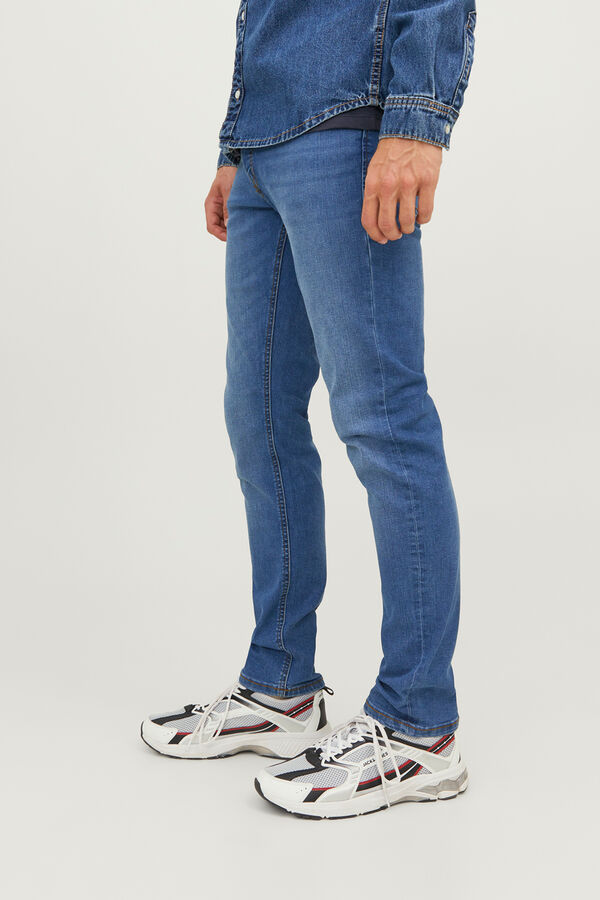 Jack & Jones Washed effect slim fit jeans blue