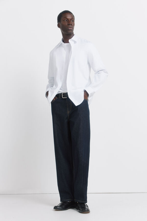 Springfield Chemise habill&eacute;e &agrave; la structure facile d'entretien blanc