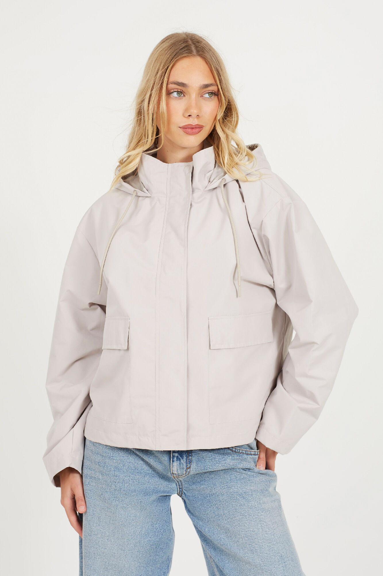 Brave Soul Casaco curto com capuz