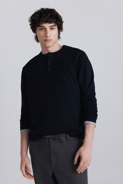 Springfield Jersey cuello panadero botones