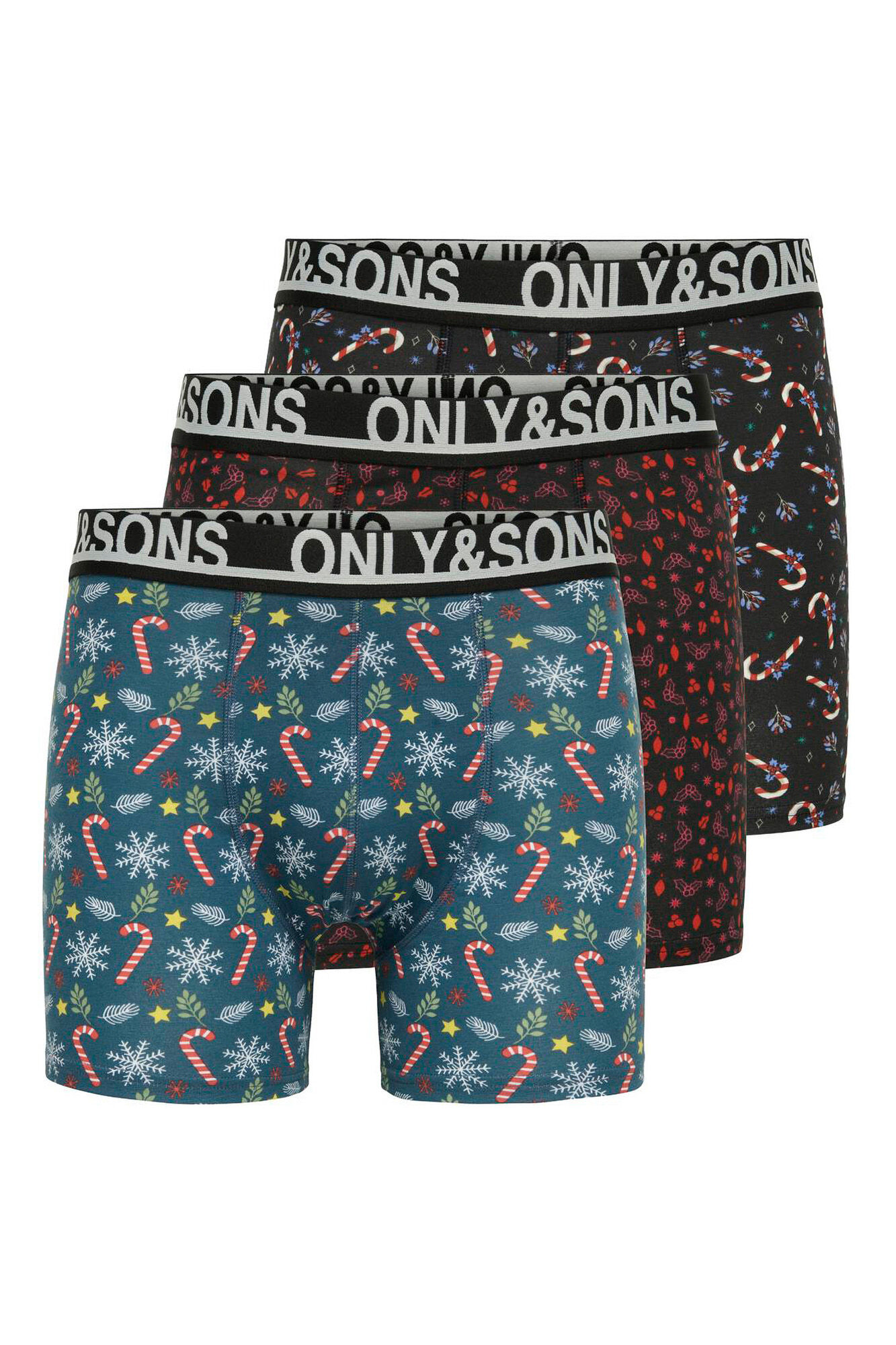 Only & Sons Pacote com 3 boxers