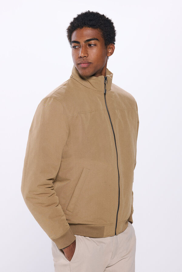 Springfield Technical quilted jacket stone