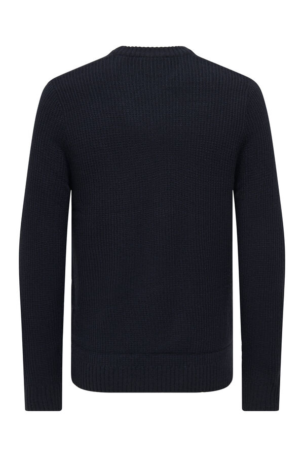 Only & Sons Camisola de gola redonda azul