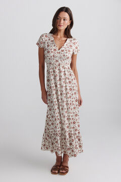 Springfield Vestido lace estampado