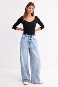 Inside T-Shirt mit Ausschnitt