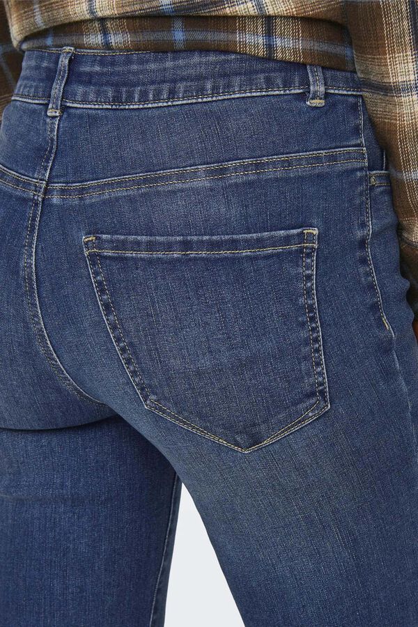 Springfield Flare Jeans azul medio