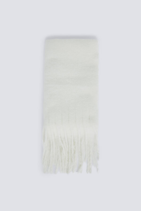 Springfield Plain scarf white