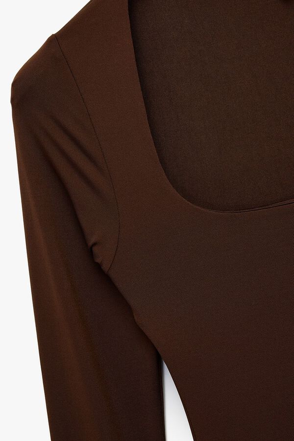 Koton Bodysuit with snap fastening nude