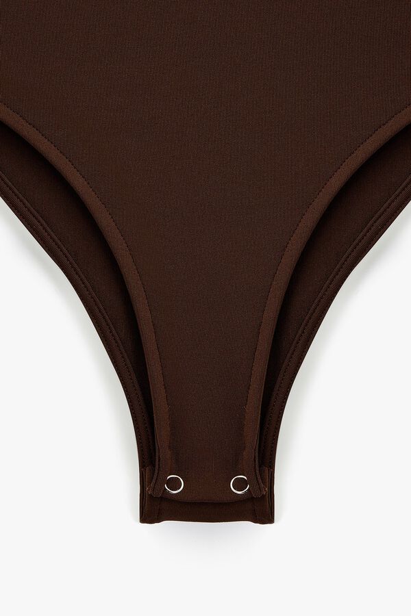 Koton Bodysuit with snap fastening nude