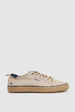 Springfield Classic cotton trainers brown