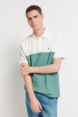Springfield Piqu&eacute; regular fit polo shirt green