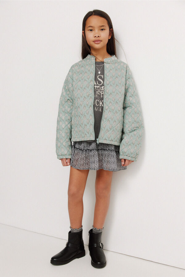 Springfield Kids Zebra suknja za devojčice Siva