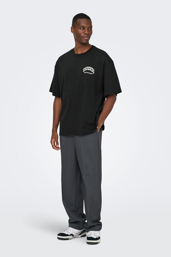 Only & Sons Short sleeve T-shirt black