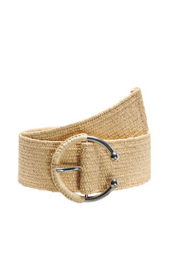 Only Cintur&oacute;n de rafia ajustable