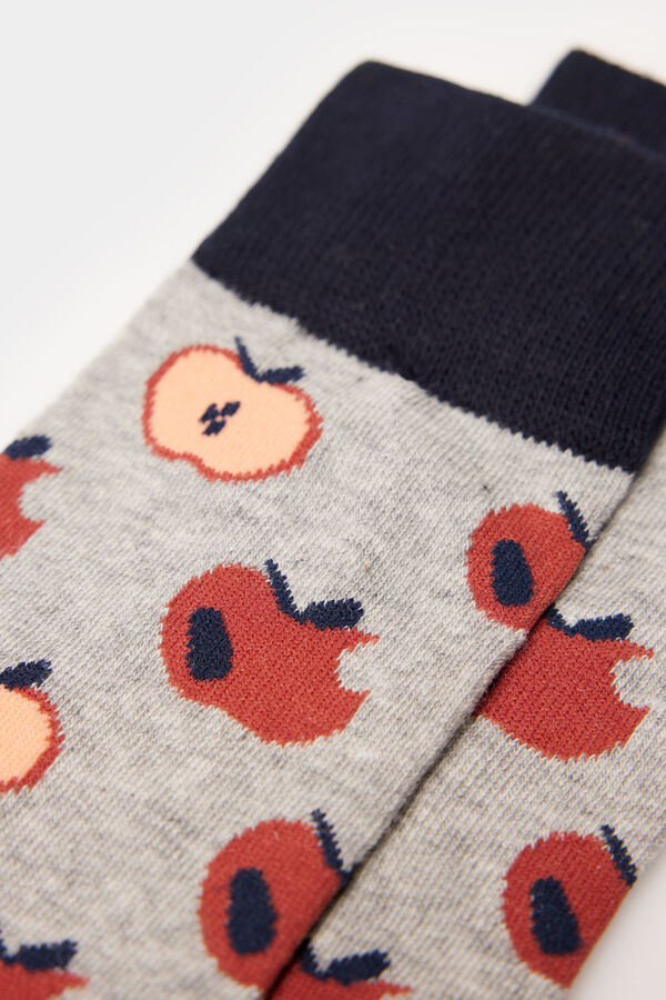 Springfield Long apple socks gray