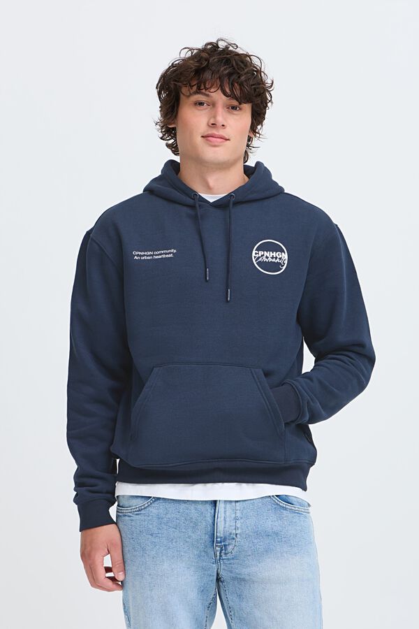 Blend Hooded sweatshirt blue
