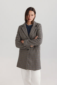 Springfield Plaid midi coat