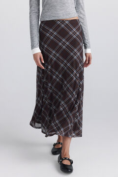 Springfield Falda midi cuadros
