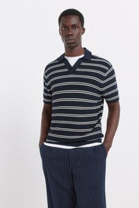 Springfield Multistriped structure polo shirt