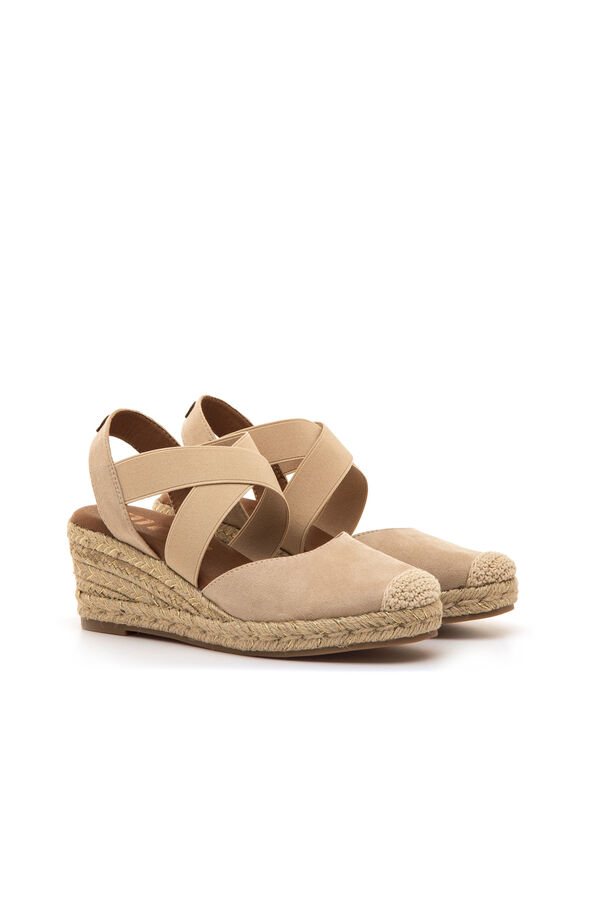 MTNG Wedge sandal nude