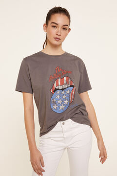 Springfield T-shirt "The Rolling Stones" preto