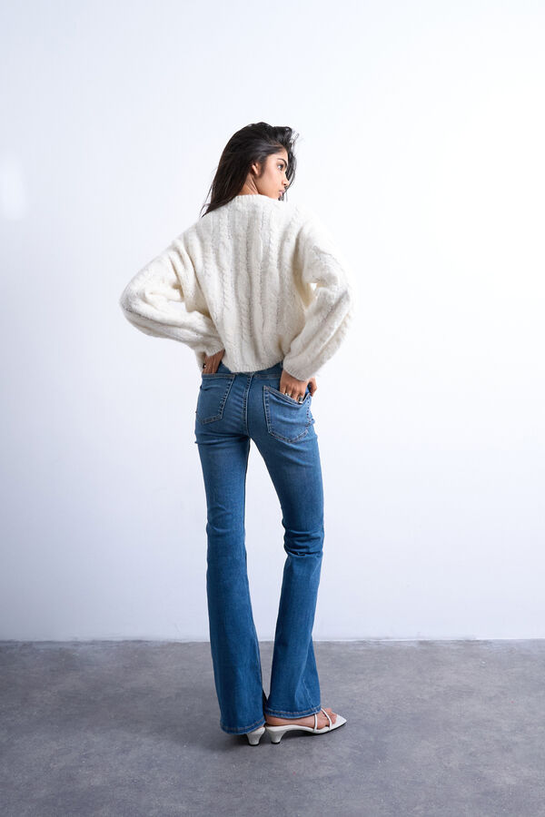Topshop Flared fit jeans blue