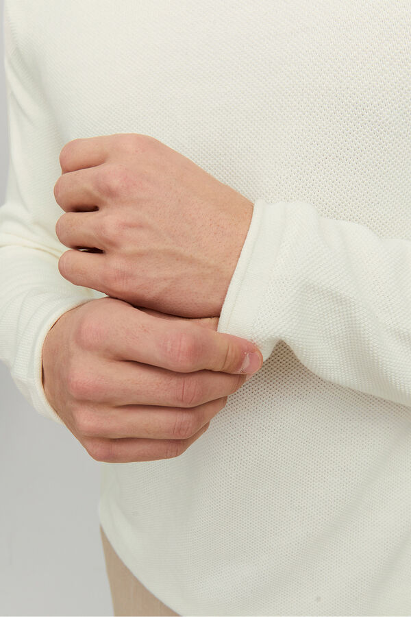 Jack & Jones Essential jersey-knit jumper white