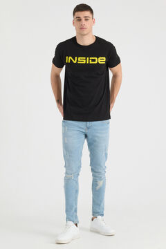 Springfield Camiseta básica INSIDE black