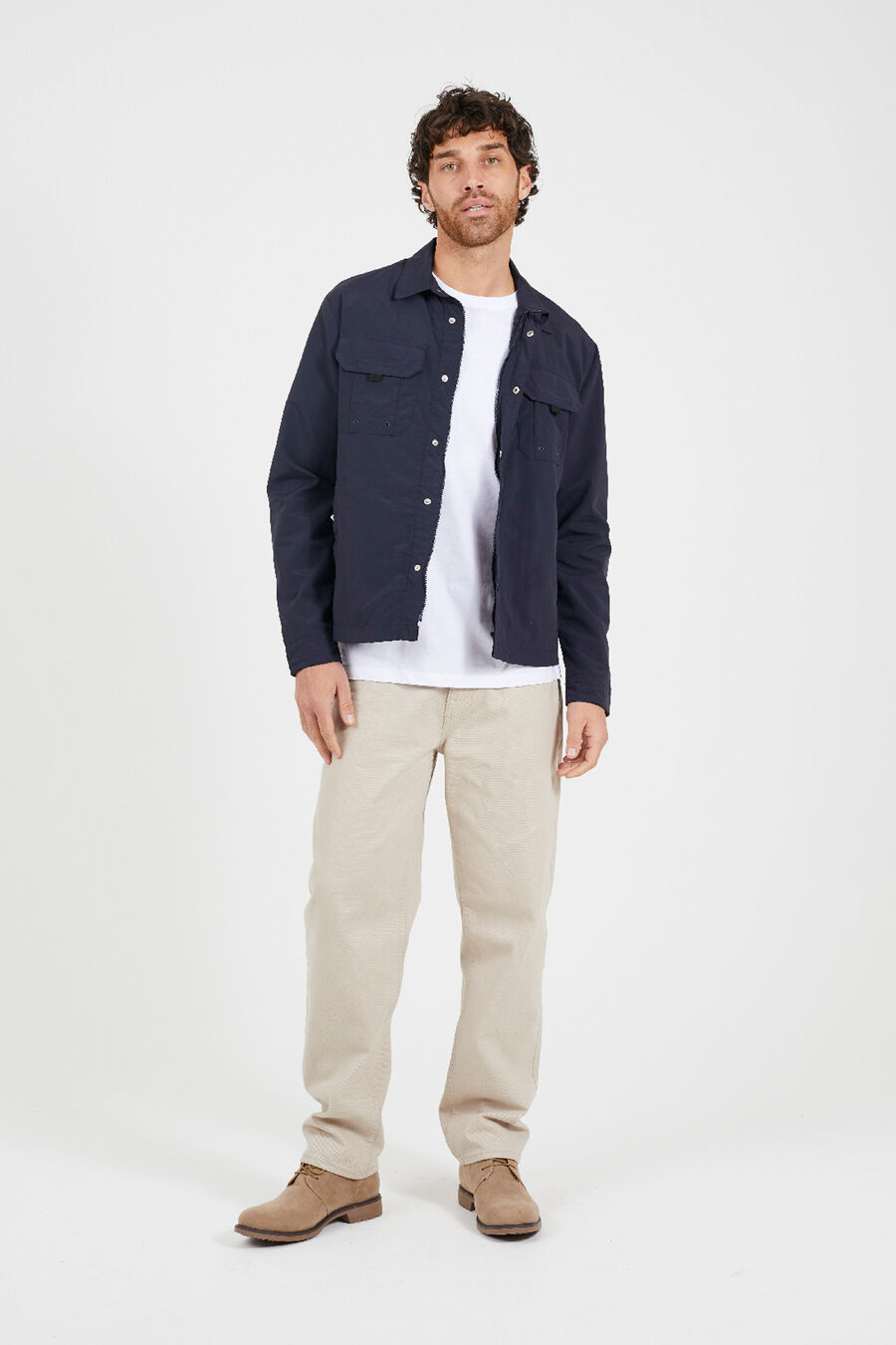 Sobrecamisa con cremallera