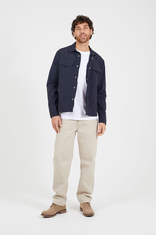 Brave Soul Sobrecamisa con cremallera azul