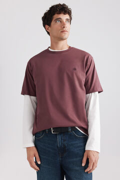 Springfield T-shirt b&aacute;sica com logo Springfield