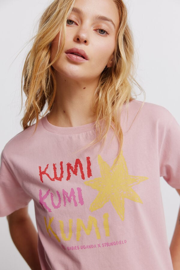 Springfield Camiseta KUMI Estrella marfil